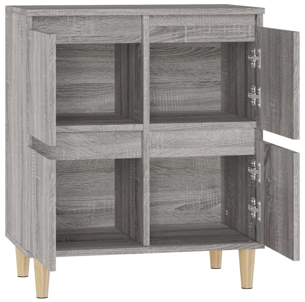 Aparador 60x35x70 cm derivados de madeira cinzento sonoma