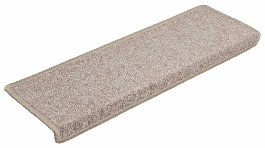 Tapetes de escadas 30 pcs 65x21x4 cm cinza-acastanhado
