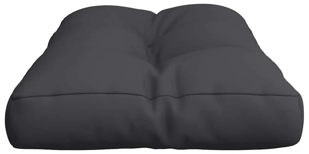 Almofadão para sofá de paletes 80x40x12 cm tecido preto