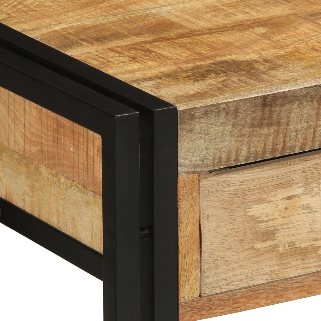 Mesa de Console vidaXL 120x33x75 cm Madeira de Mangueira Sólida