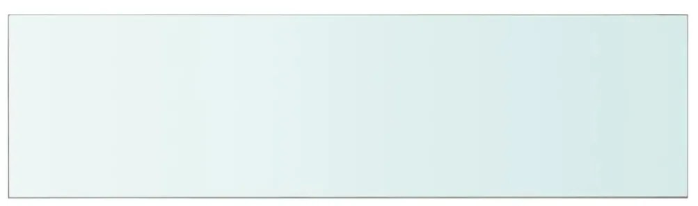 Prateleira de vidro 110x30 cm transparente