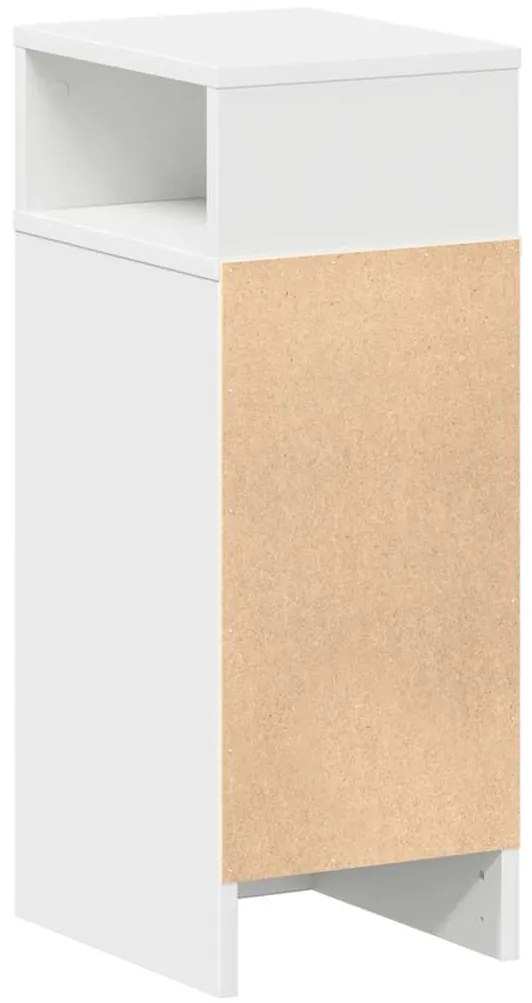 Mesa de cabeceira com gaveta 25x31x66 cm branco