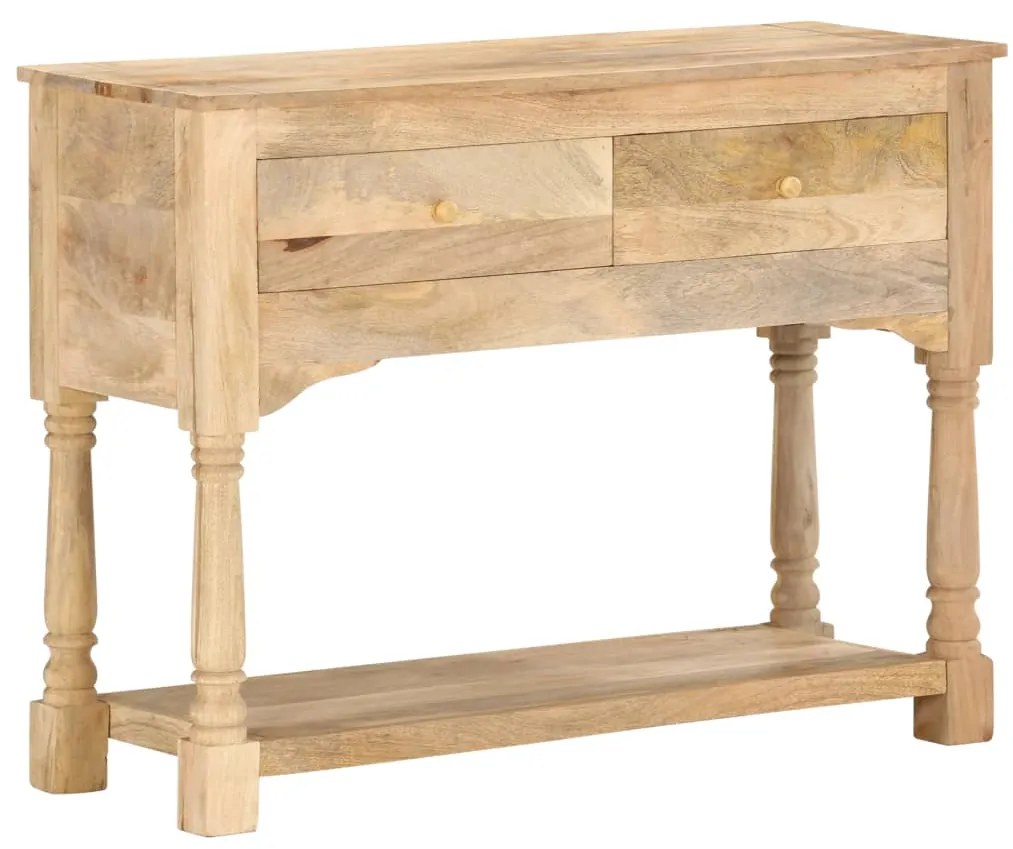 vidaXL Móvel consola 100x35x76 cm madeira de mangueira maciça