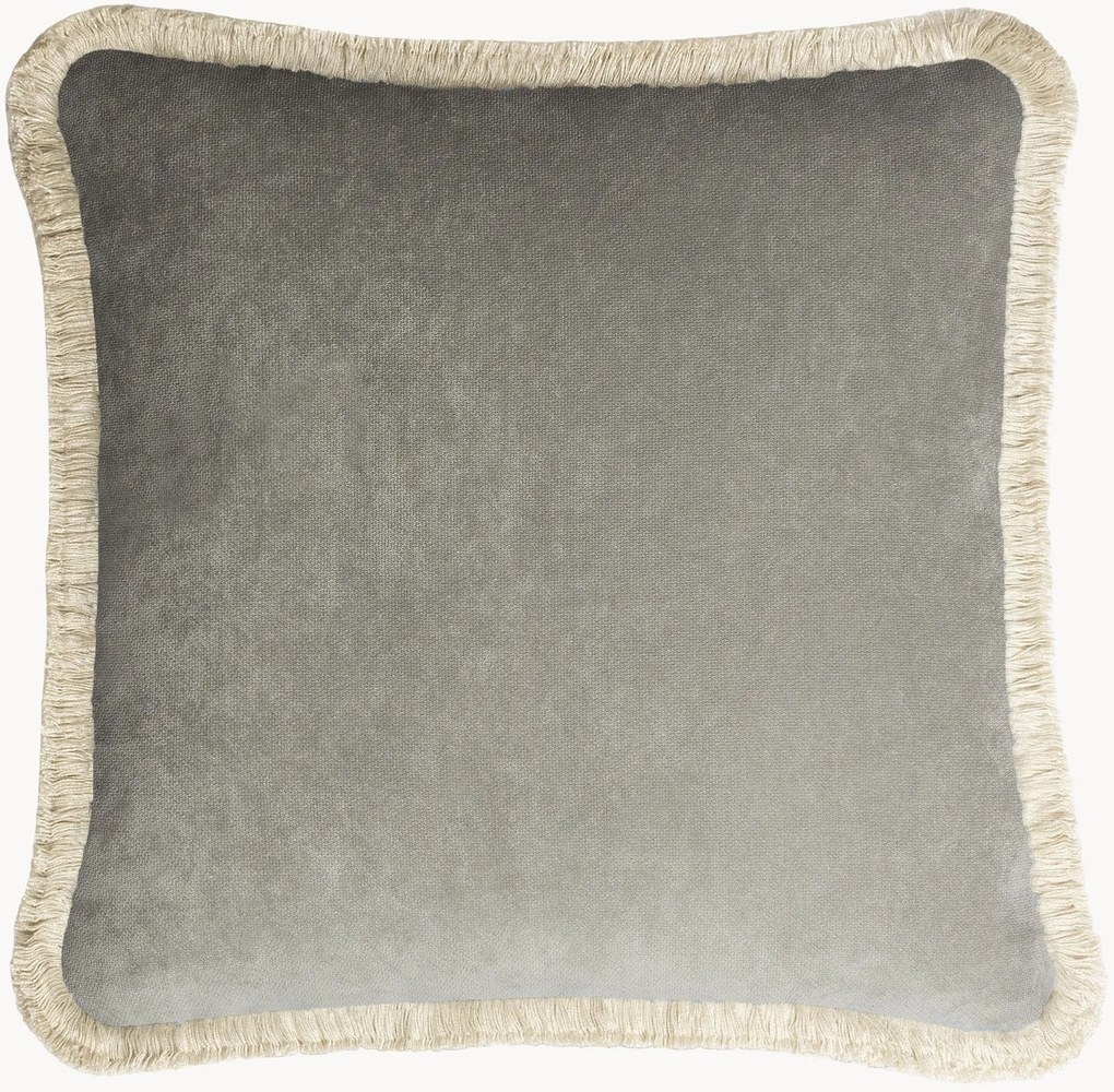 Almofada decorativa em veludo artesanal Happy