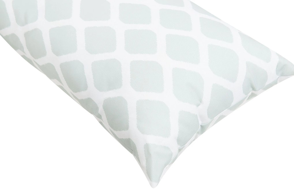 Almofada de jardim 40 x 70 cm verde menta e branco KALAMOS Beliani