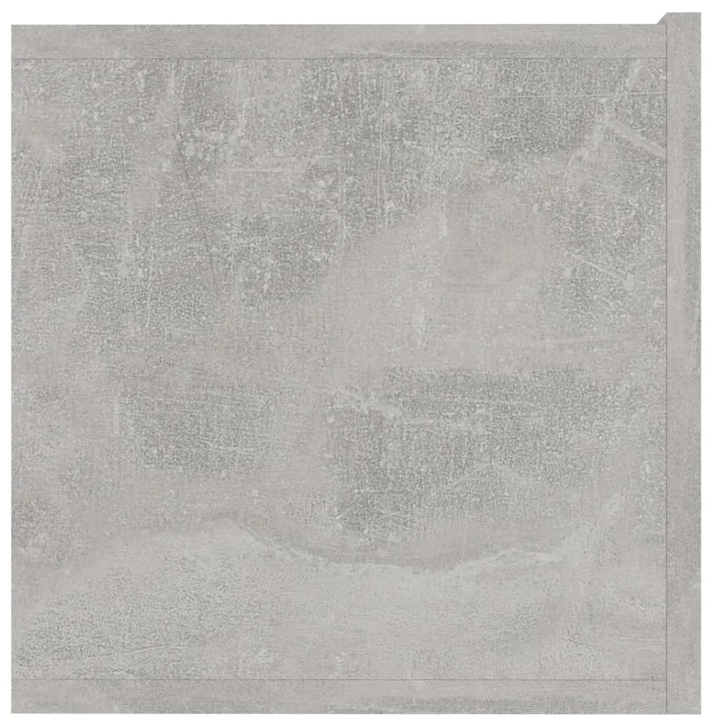 Móvel de TV 80x30x30 cm derivados de madeira cinzento cimento