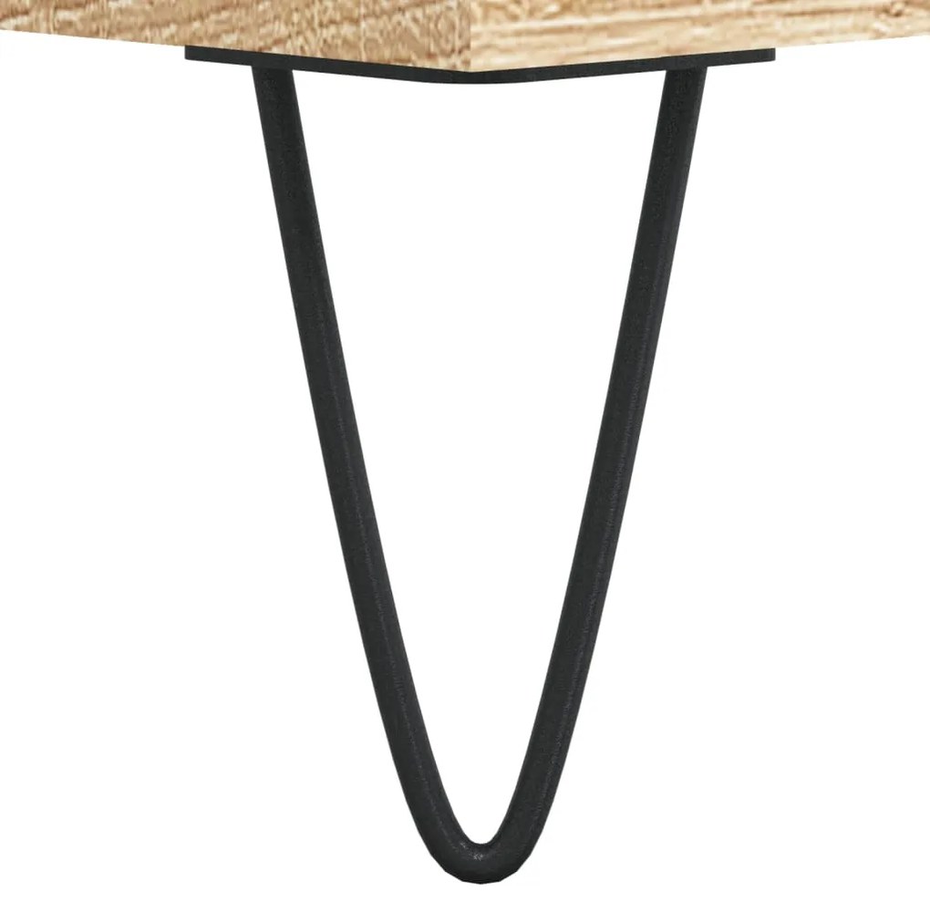 Mesa de centro 90x49x45 cm derivados de madeira carvalho sonoma