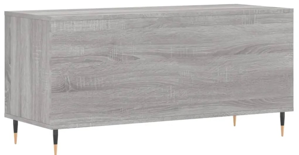 Armário p/ discos 100x38x48cm derivados madeira cinzento sonoma