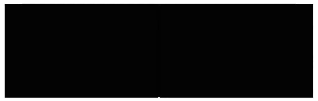 Móvel de TV 100x30x30 cm derivados de madeira preto