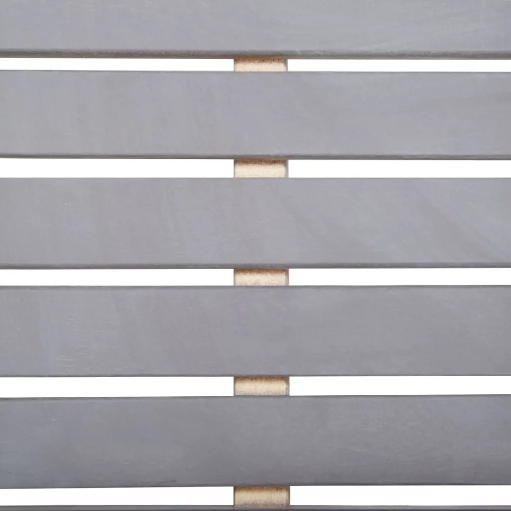 5 pcs conjunto de jantar para exterior acácia maciça cinzento