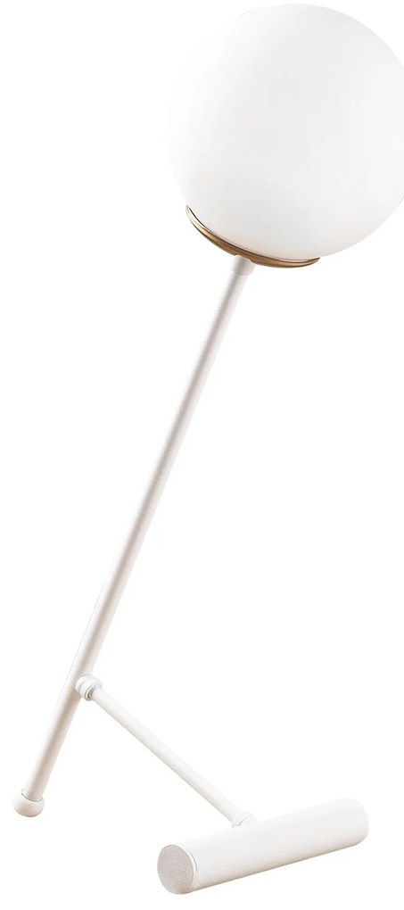 Candeeiro de Mesa Golf – Branco – 30 x 30 cm