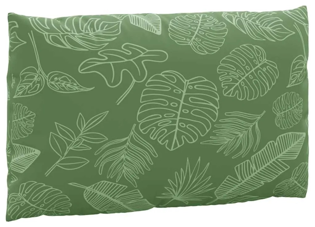 Almofadões p/ móveis paletes 2 pcs tecido oxford padrão folhas