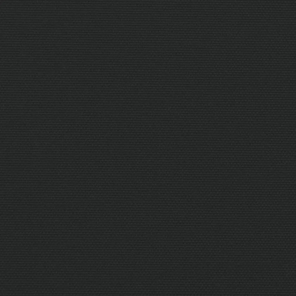Toldo lateral retrátil 140x1200 cm preto