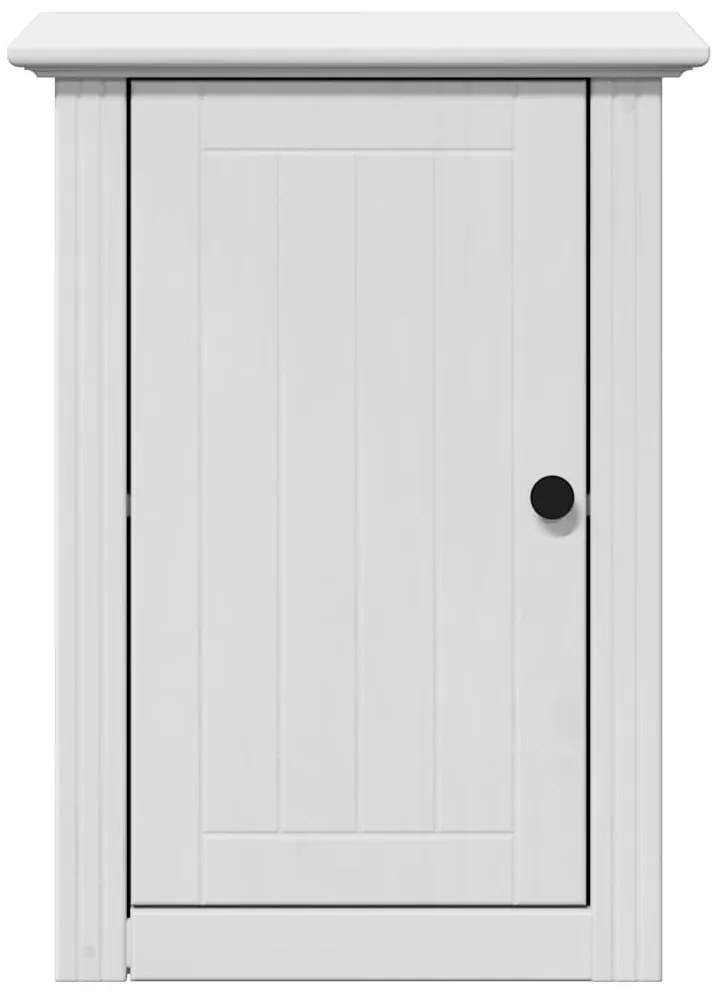 4 pcs conjunto de móveis para WC BODO pinho maciço branco