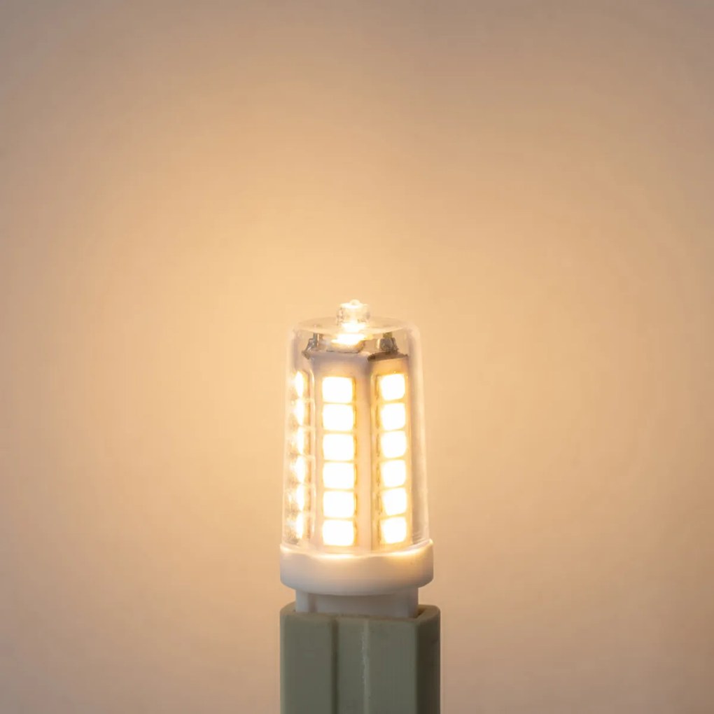 Conjunto de 5 Lâmpadas LED G9 Transparentes 3.5W 480 lm 2700K