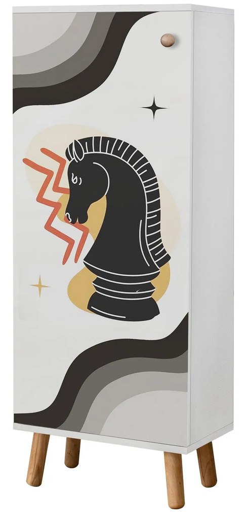 Armário para Calçado Vegas – Branco – 50x135x38 cm