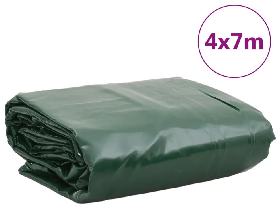 Lona 4x7 m 650 g/m² verde