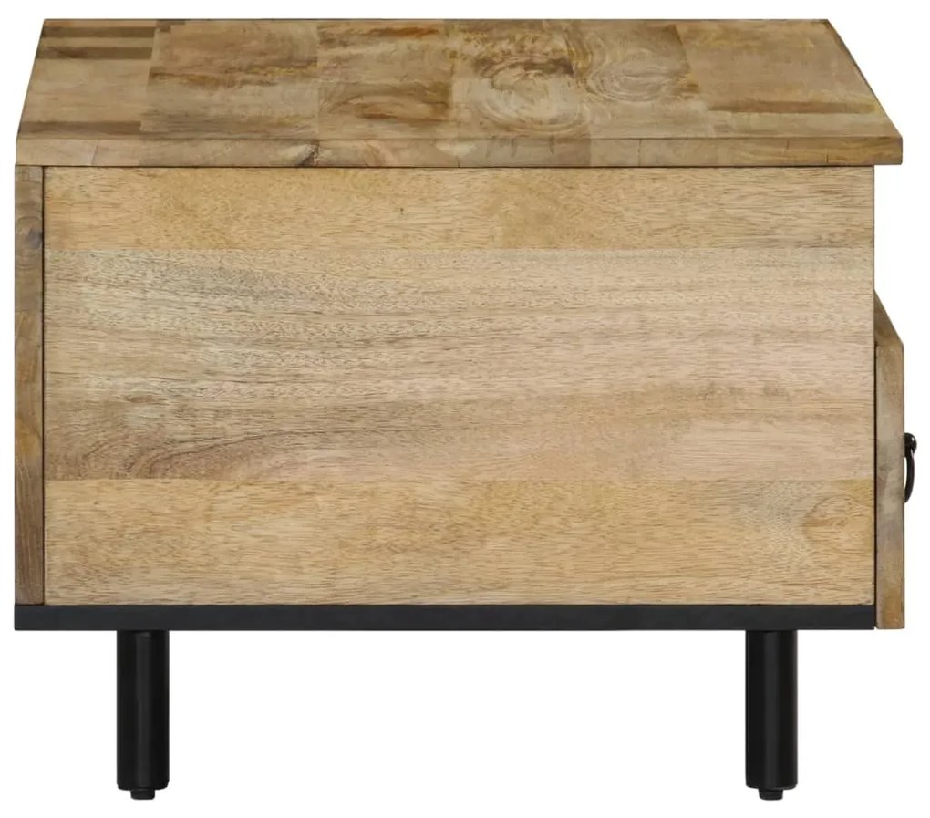Mesa de centro 80x54x40 cm madeira de mangueira maciça