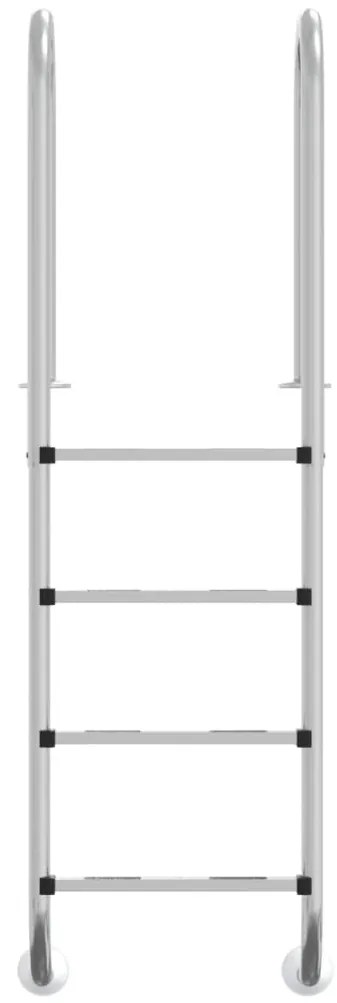 Escada de piscina 54x38x184,5 cm 304 aço inoxidável