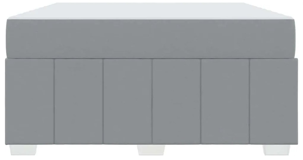 Estrutura da Cama Cinzento-claro 140 x 200 cm tecido