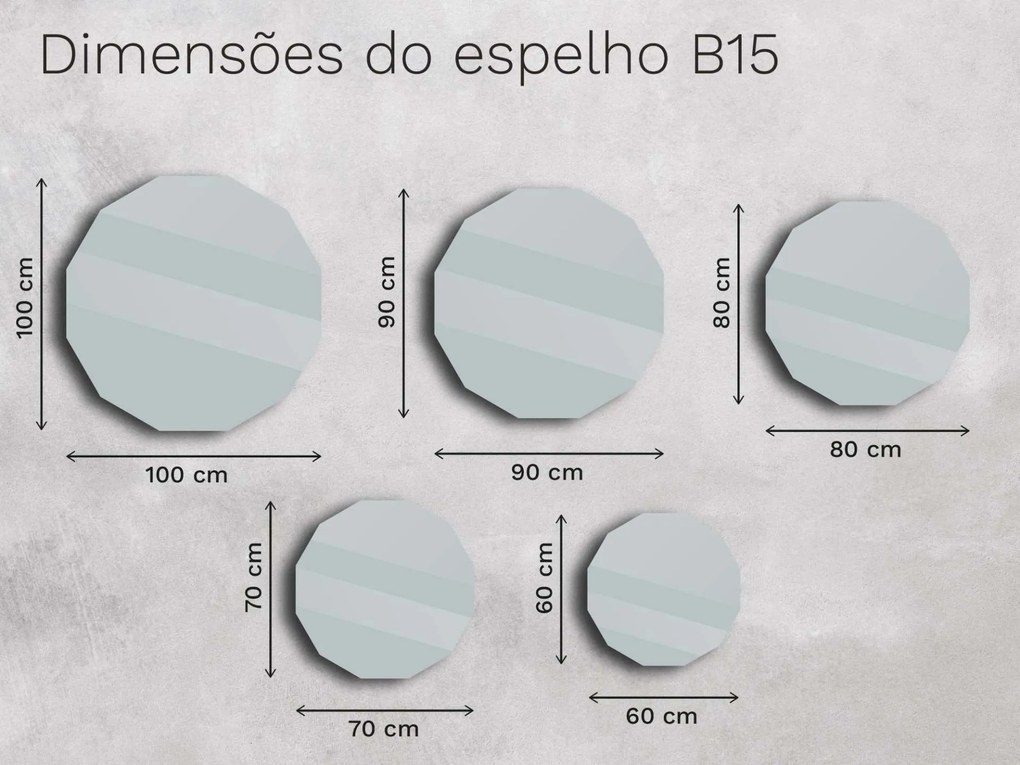 Espelho Base B15