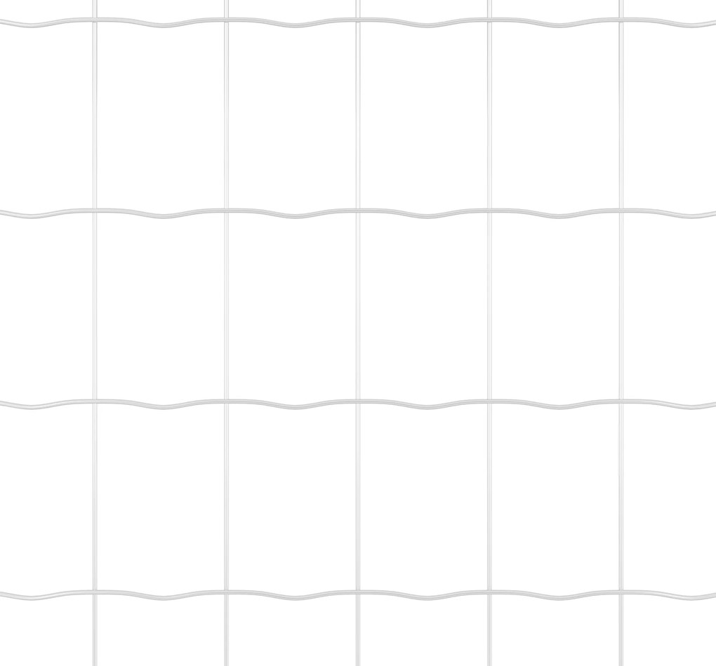 Cerca Euro com 7 Postes Flangeados 1.6x10 m Aço Galvanizado