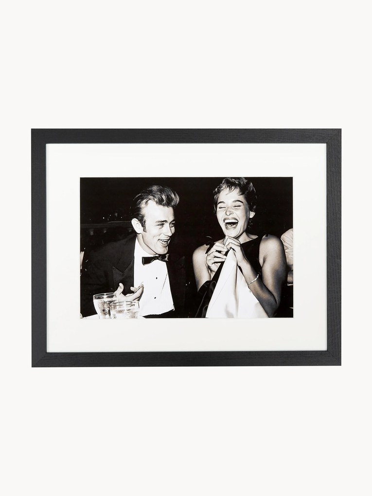 Impressão fotográfica emoldurada Pier Angeli and James Dean