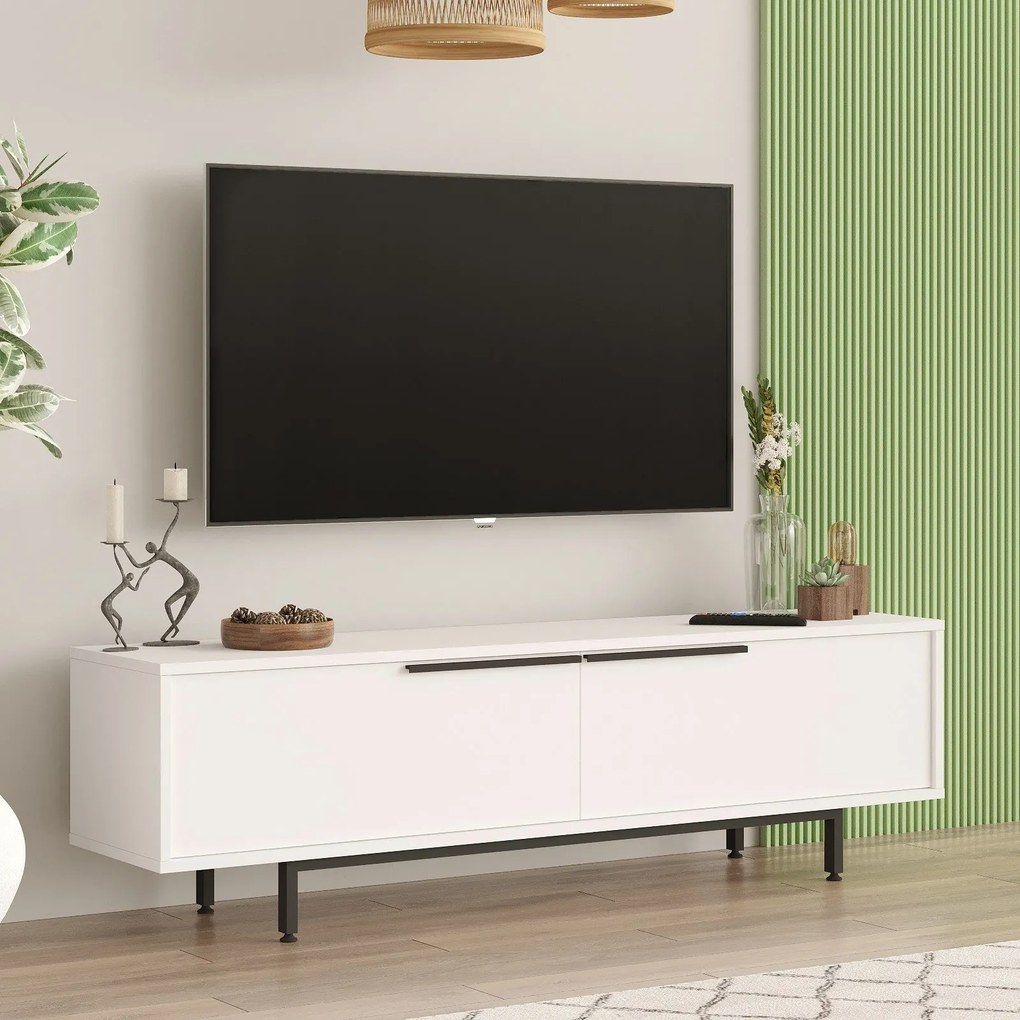 Móvel TV ON1 – Branco – 160 cm x 45,1 cm x 35,5 cm
