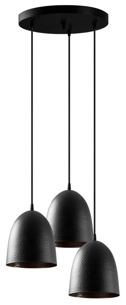 Candeeiro de Teto Tattoo – Preto – 44 x 44 cm