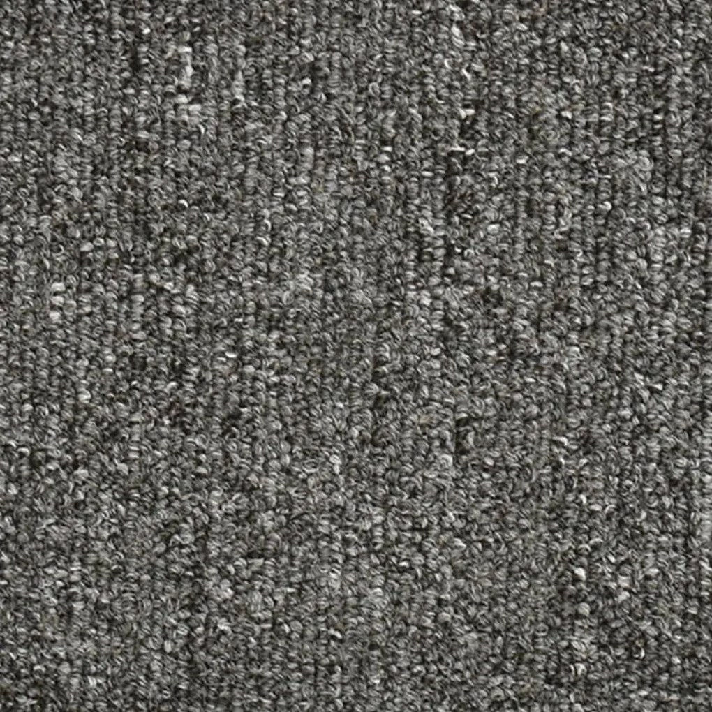 Tapete/carpete para escadas 15 pcs 65x24x4cm cinza-escuro