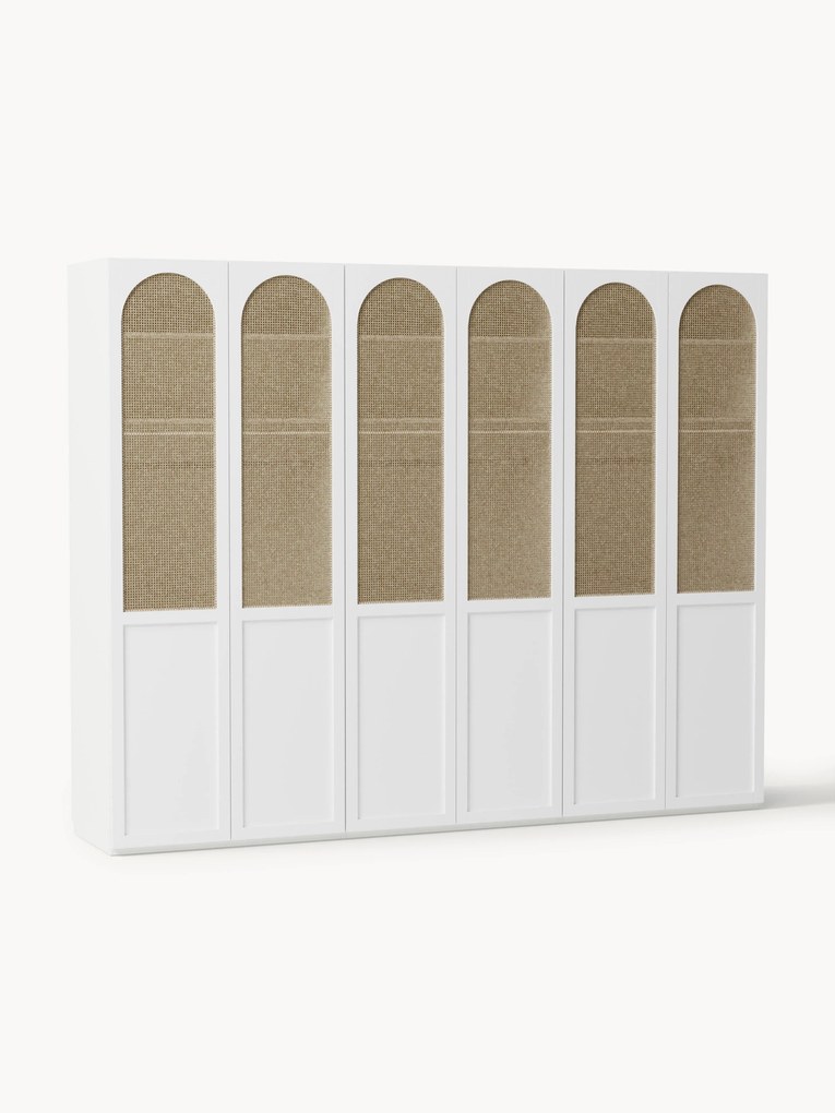 Roupeiro modular com portas articuladas Jeanne, L 300 cm, vários tamanhos