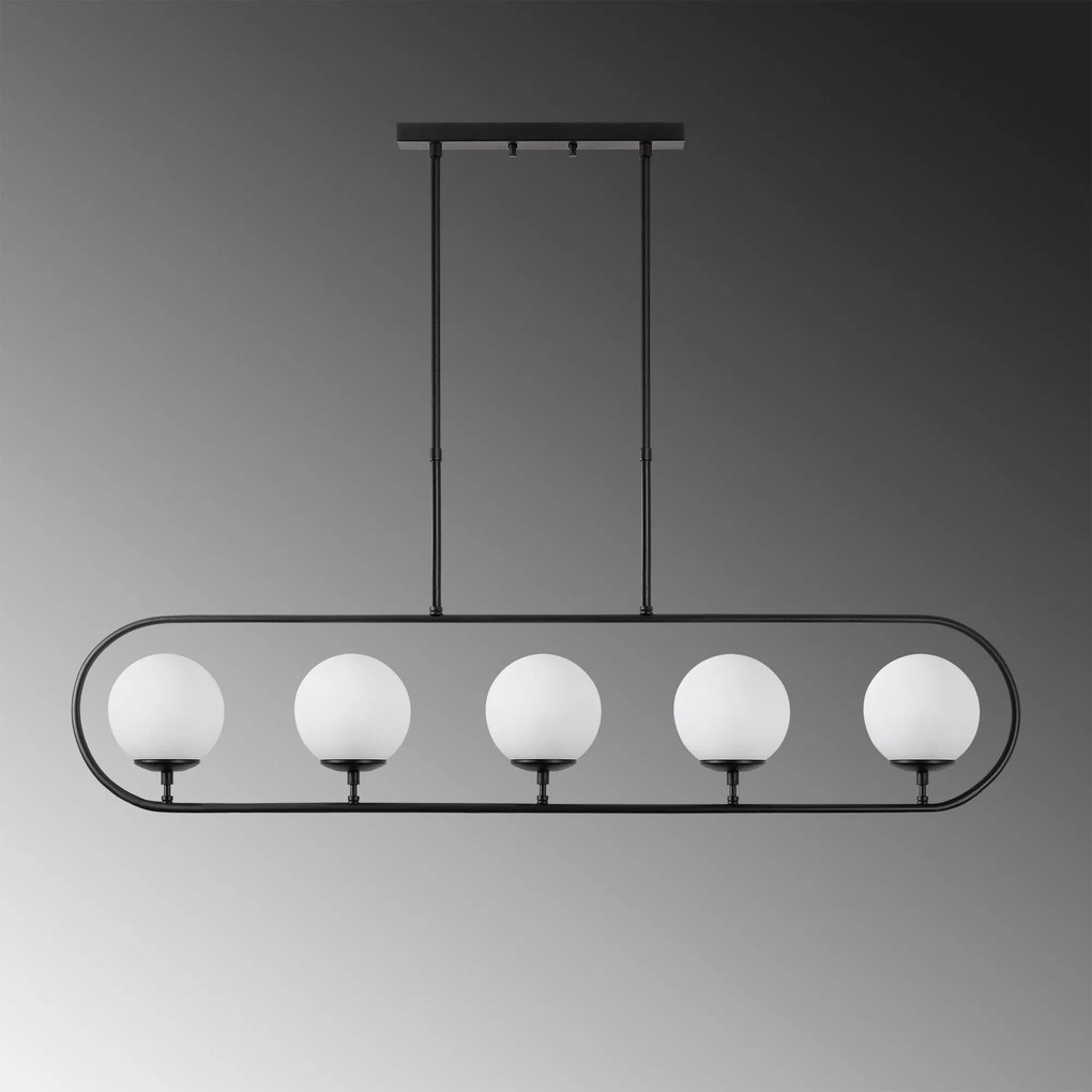 Chandelier Jewel – Preto – 122 x 15 cm