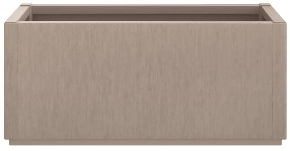 Vaso/floreira 80x36x35 cm PP castanho-claro