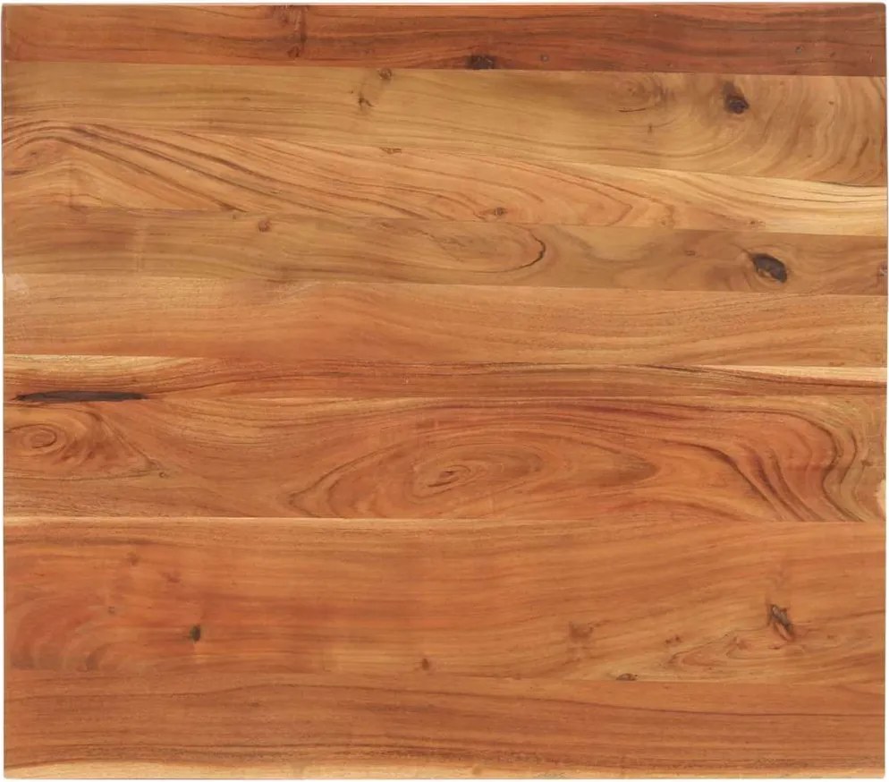 vidaXL Tampo de mesa retangular 110x80x3,8 cm madeira de acácia maciça