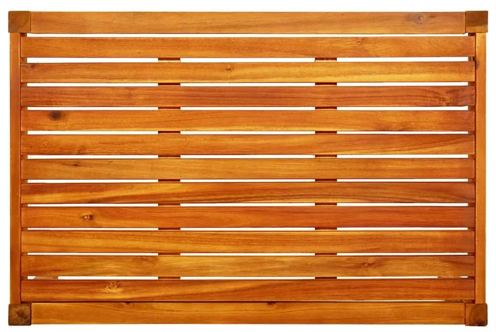 Mesa de jardim 85x57x29 cm madeira de acácia maciça