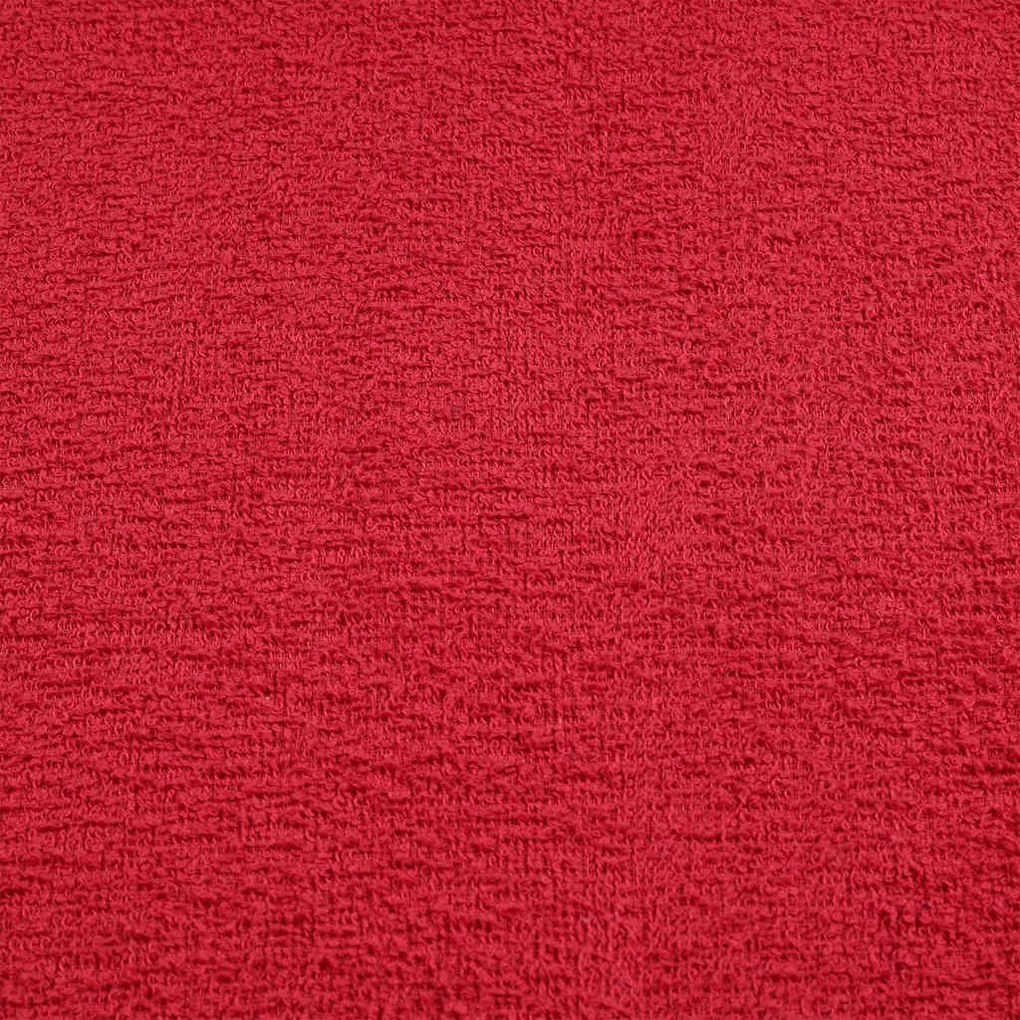 Toalhas de bidé 4 pcs 30x50 cm 360 gsm 100% algodão vermelho