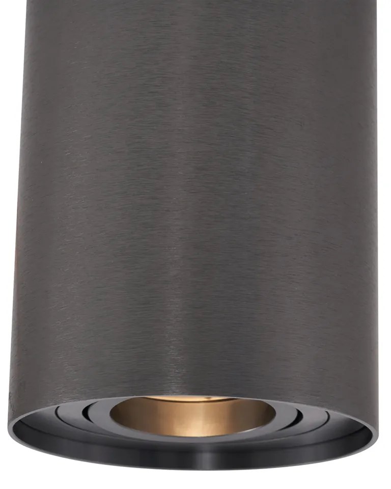 Foco embutido moderno Cinza-escuro GU10 50mm Inclinável - Rondoo Up