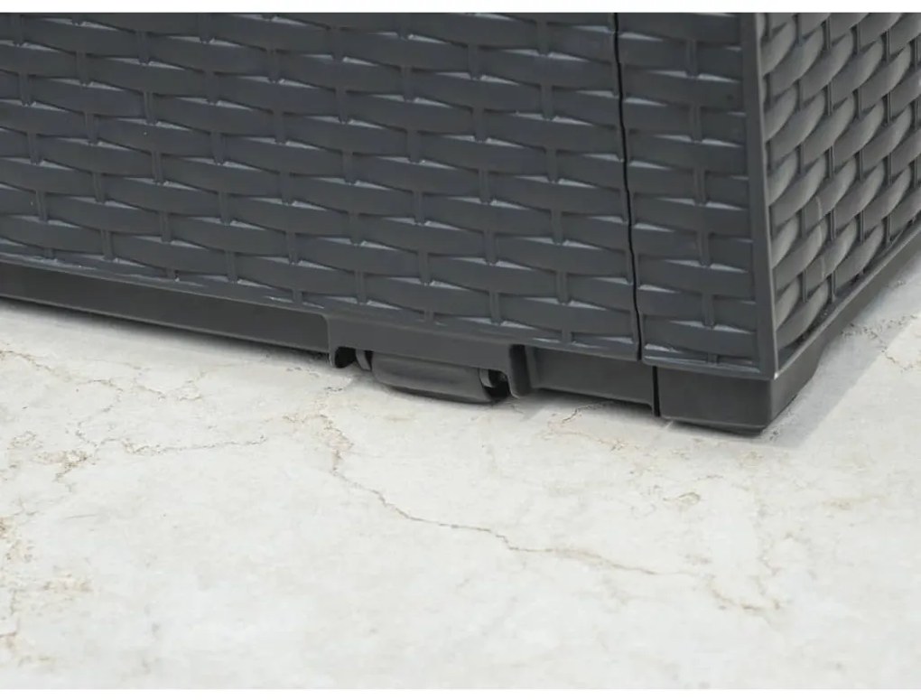 Caixa de arrumação para jardim Capri 302 L antracite