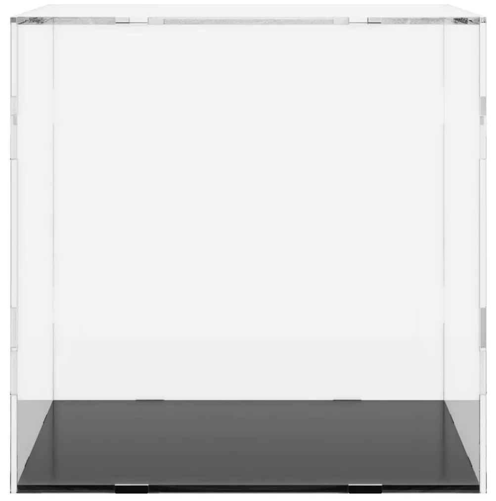 Caixa de exposição 30x30x30 cm acrílico transparente