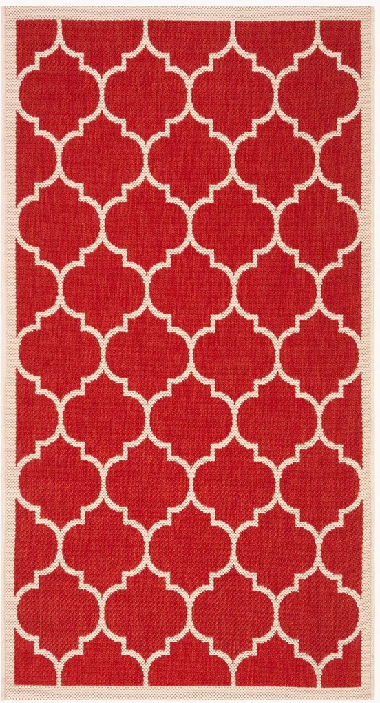 Tapete de interior e exterior de pelo curto Monaco Trellis