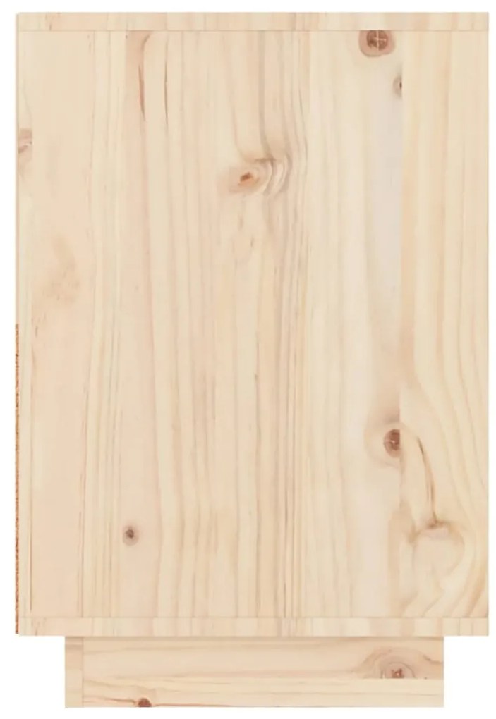 Mesa de cabeceira 60x34x51 cm madeira de pinho maciça