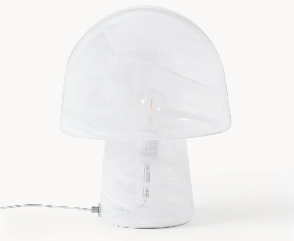 Candeeiro de mesa com aspeto de mármore Talia, vários tamanhos