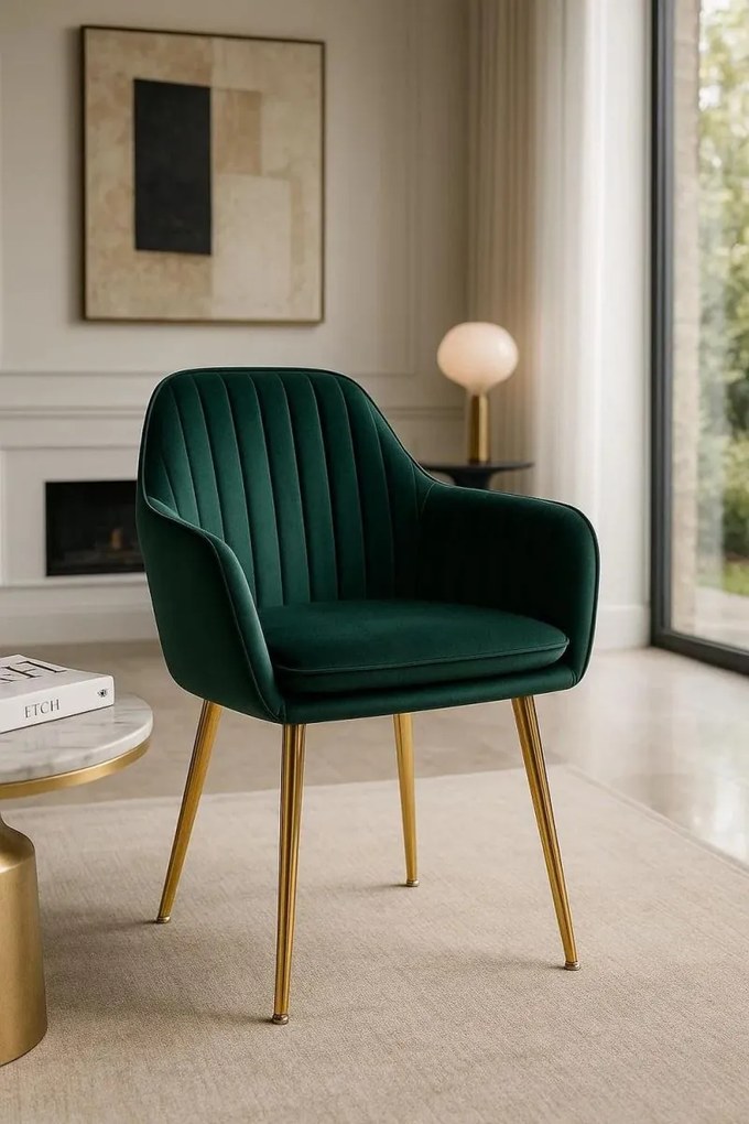 Cadeira Chic Golden - Verde