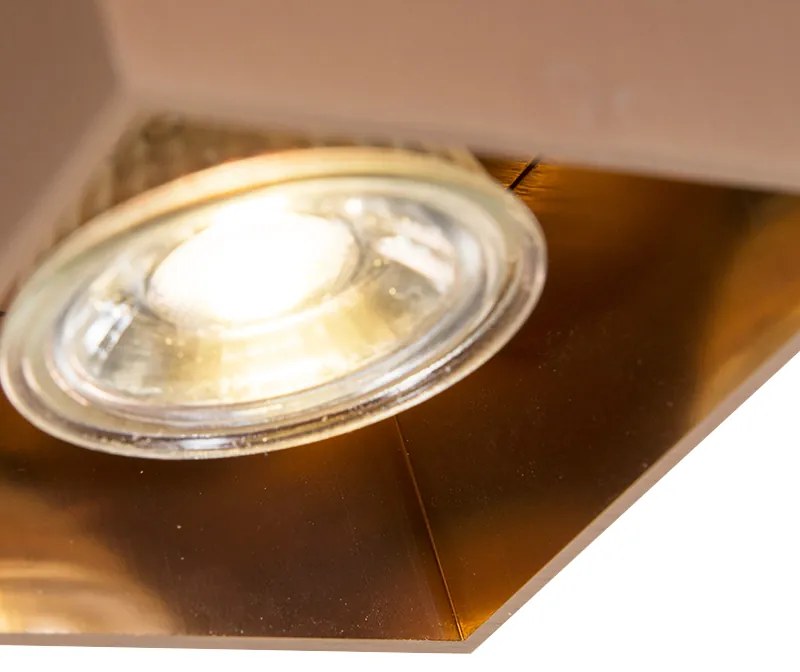 Foco Qubo 1 cobre Design,Moderno