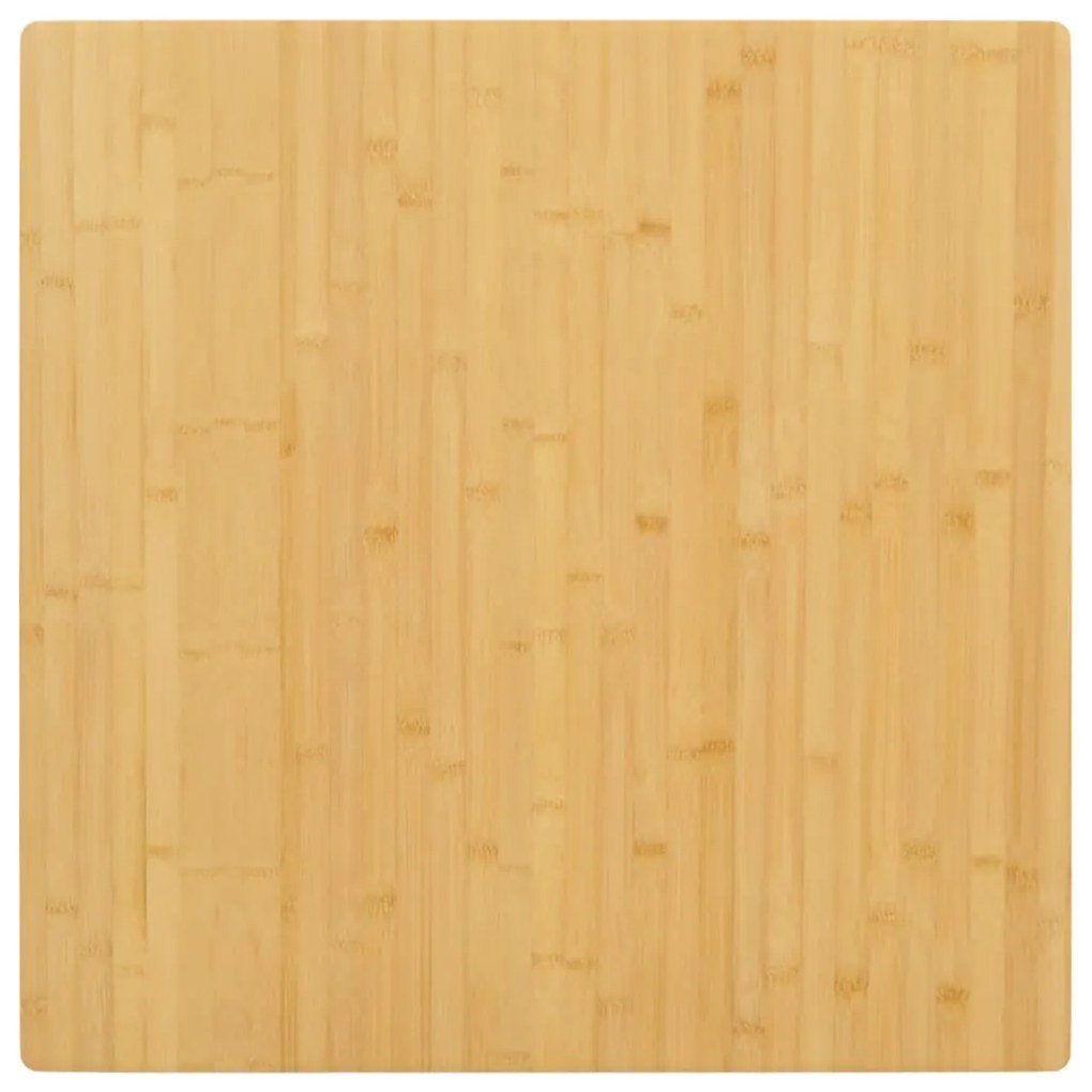 352695 vidaXL Tampo de mesa 70x70x1,5 cm bambu
