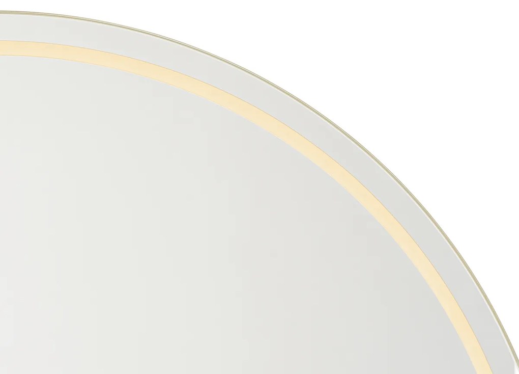Espelho de casa de banho moderno 60 cm c/ LED e dimmer tátil - Sebas Moderno