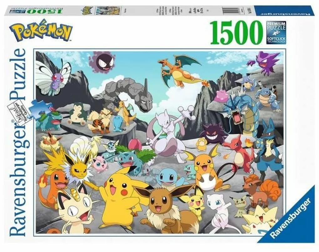 Puzzle Pokémon Classics Ravensburger 1500 Peças