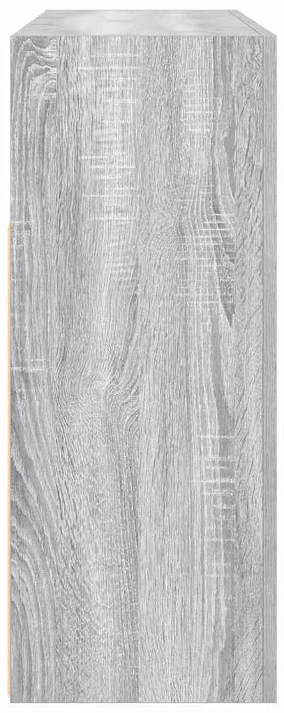 Sideboard Cinzento sonoma Madeira engenheirada 116 x 30 x 75 cm