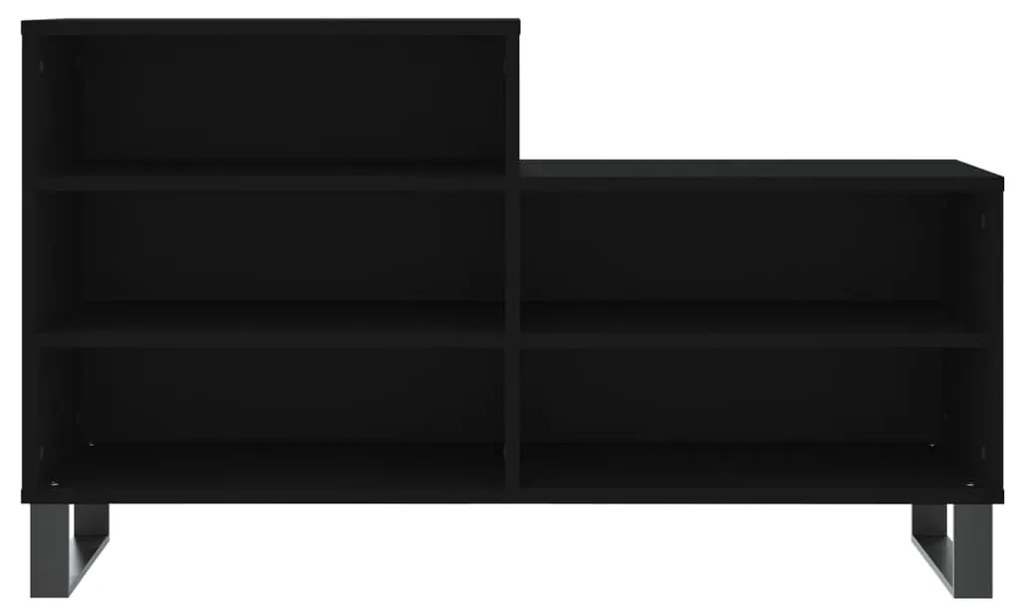 Sapateira 102x36x60 cm derivados de madeira preto