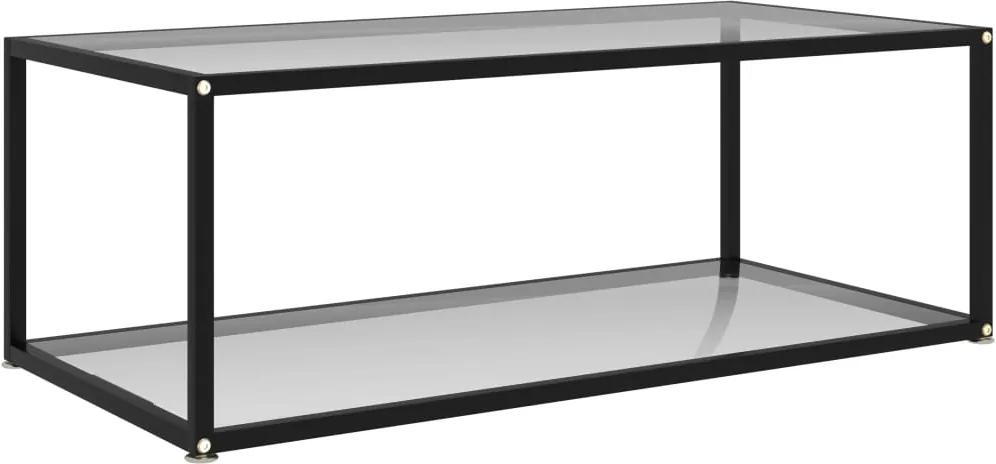 Mesa de centro 100x50x35 cm vidro temperado transparente